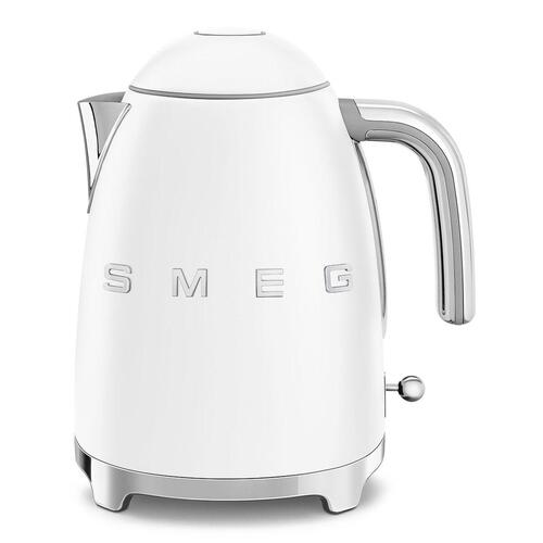 Smeg KLF03WHMEU elkedel, rustfrit stål, hvid, 1,7 l, 2.400 W