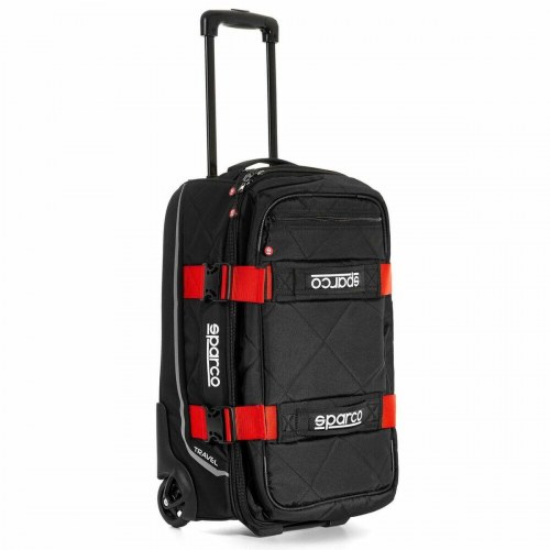 Motorcykel taske Sparco - transporttaske med snore, 142 l - sort/rød