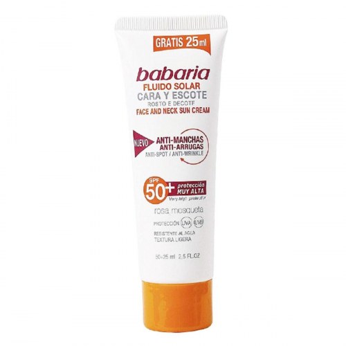 Solcreme ansigt SPF 50+ Babaria Solar ADN Sensitive 75 ml