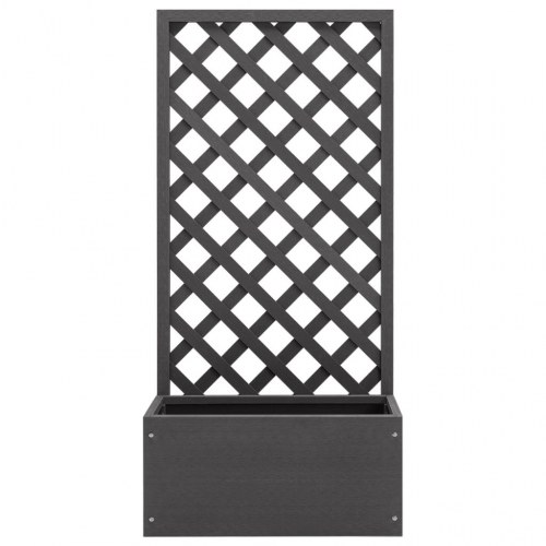Plantekasse med espalier 65x30x135 cm WPC