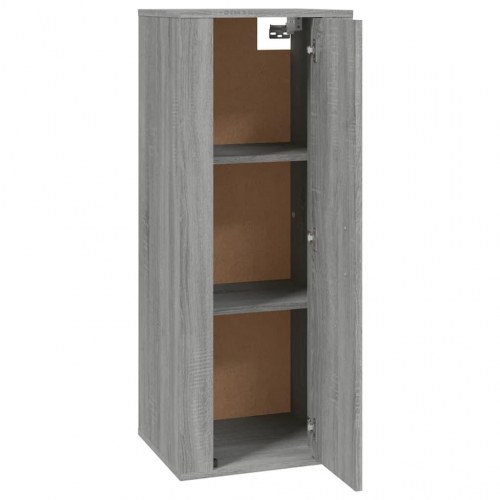 Væghængt tv-skab 40x34,5x100 cm grå sonoma