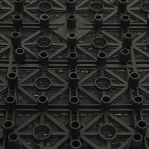 Kunstgræsfliser 22 stk. 30x30 cm grøn