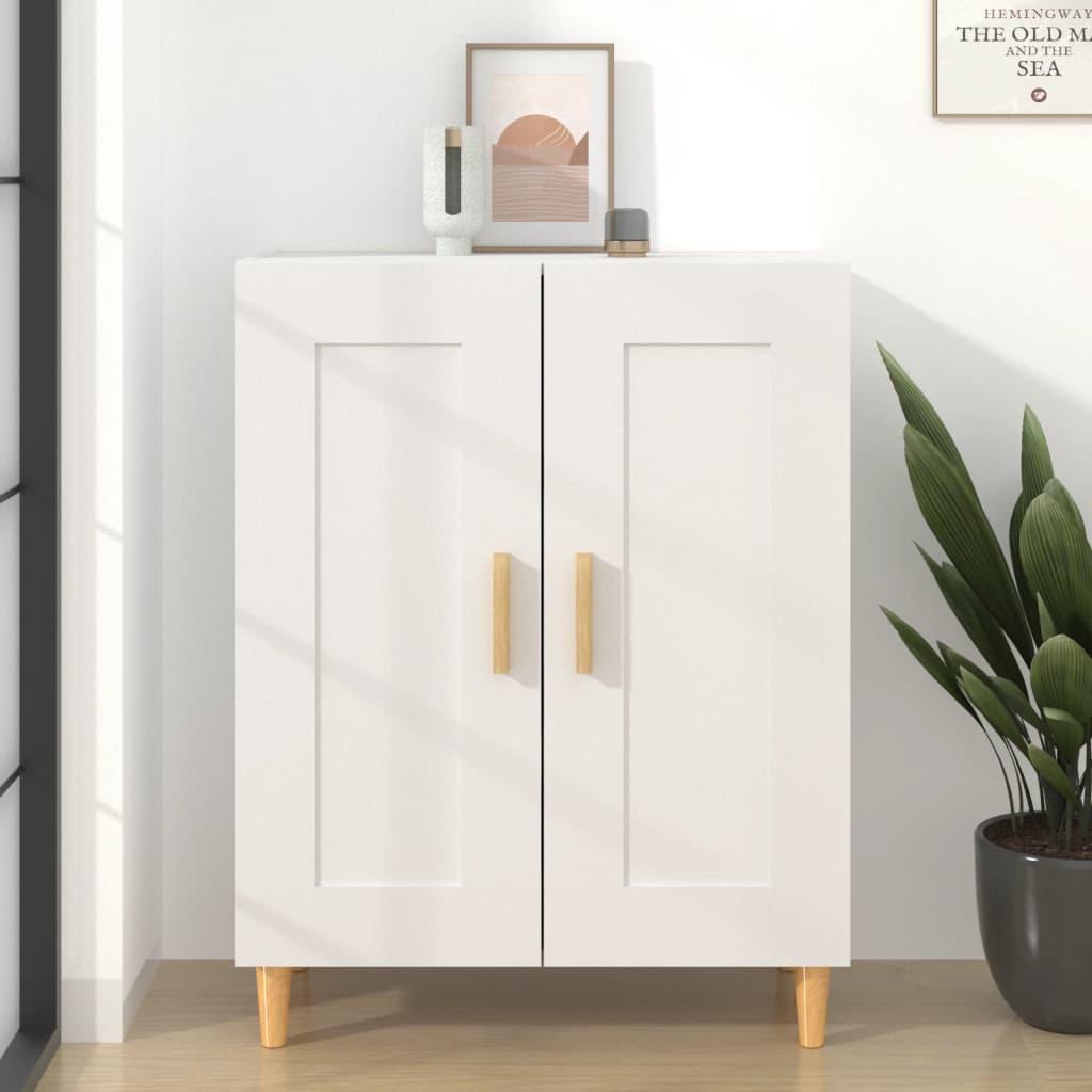 vidaXL skænk 69,5x34x90 cm konstrueret træ hvid