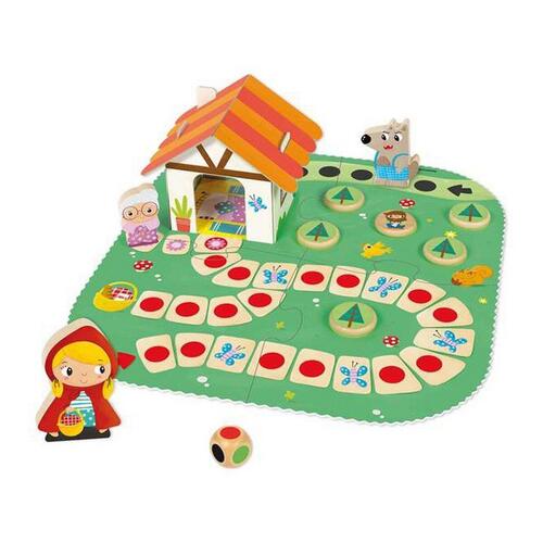Lærerigt Spil Goula Little Red Ridding Hood 9 Dele