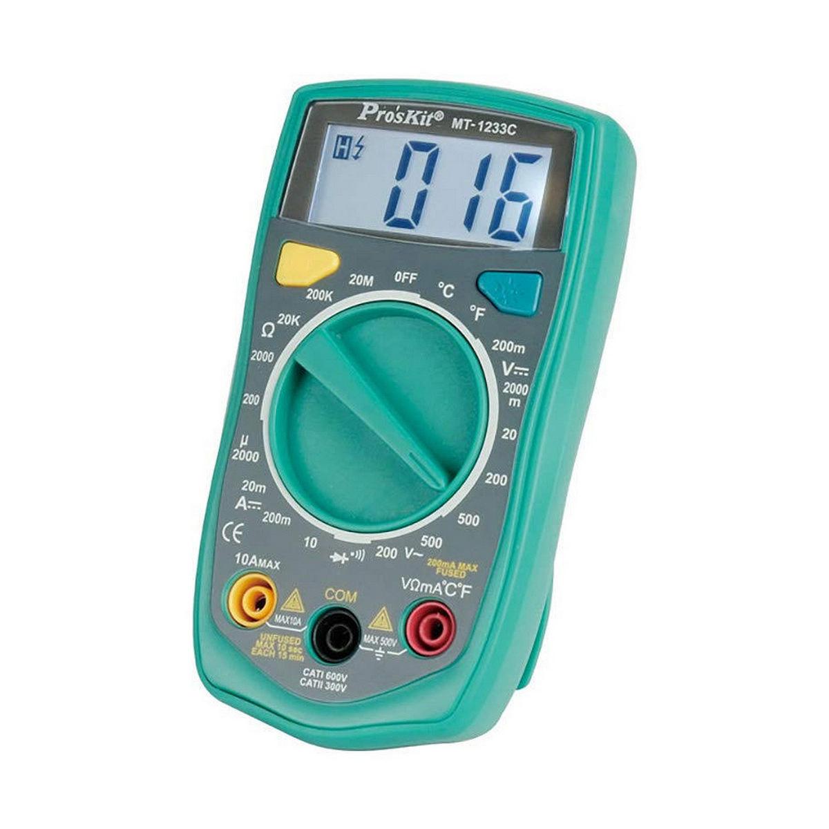 Proskit digitalt multimeter - grøn