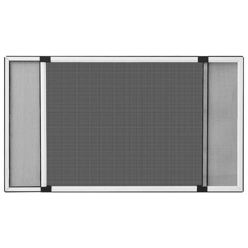 Udvideligt insektnet til vinduer (75-143)x50 cm hvid