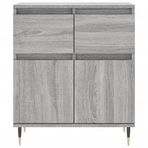 Skænk 60×35×70 cm i konstrueret træ - grå sonoma-eg