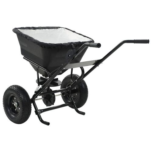 Saltspreder strøvogn PVC og stål 106 x 73 x 76 cm 45 l
