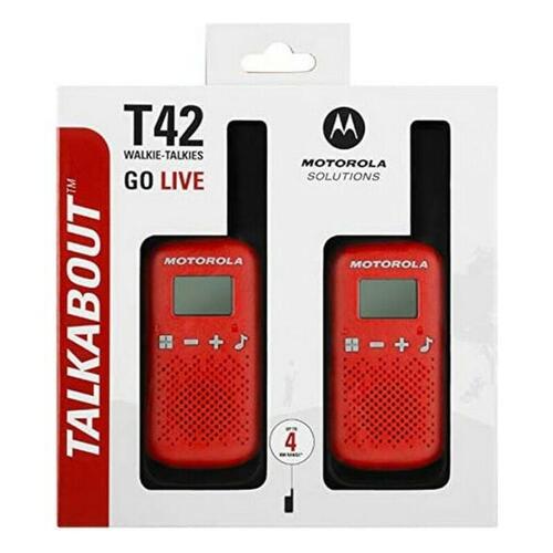 Walkie-talkie Motorola T42 RED 1,3" LCD 4 km