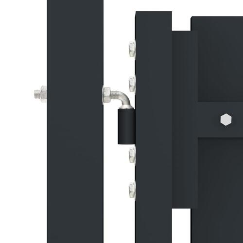 Dobbelt hegnslåge 306x175 cm stål antracitgrå