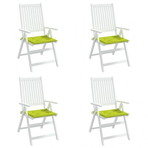 Hynder til havestol - 4 stk., 50×50×4 cm, oxfordstof, lysegrøn