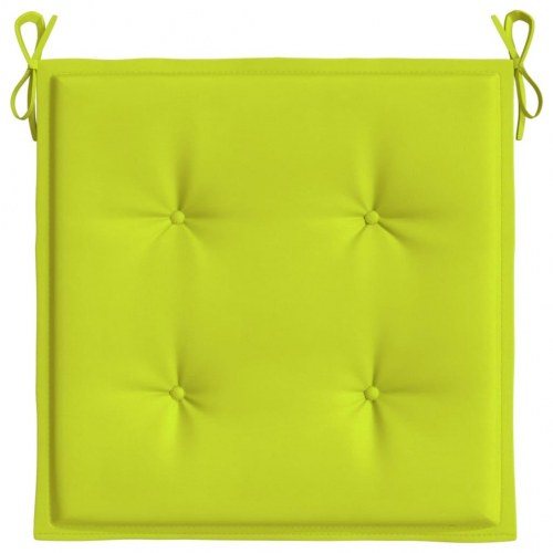 Hynder til havestol - 4 stk., 50×50×4 cm, oxfordstof, lysegrøn