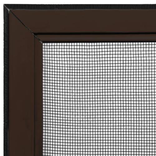 Udvideligt insektnet til vinduer (100-193)x75 cm brun