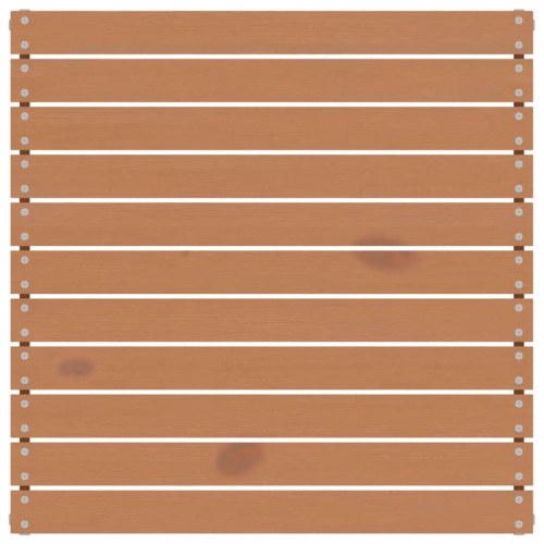 Loungesæt til haven 4 dele massivt fyrretræ gyldenbrun