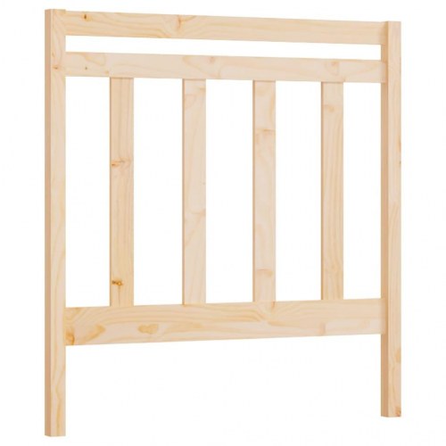 Sengegavl 95×4×100 cm i massivt fyrretræ - lameldesign