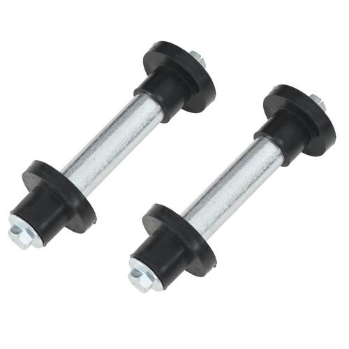 Trillebørshjul med aksel 2 stk. massivt PU 4.00-8 390 mm
