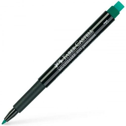 Faber-Castell Multimark 1513 sprittusch F - grøn, 10 stk.