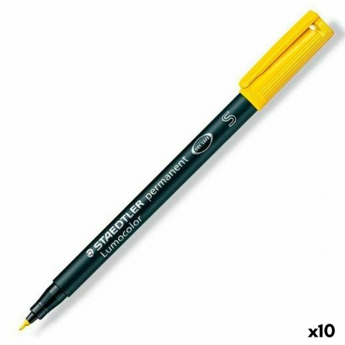 Staedtler Lumocolor 313-1 S sprittusch - gul, 10 stk.