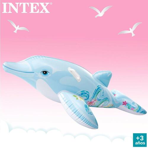 Oppustelig Figur til Pool Intex Delfin 175 x 38 x 66 cm (6 enheder)
