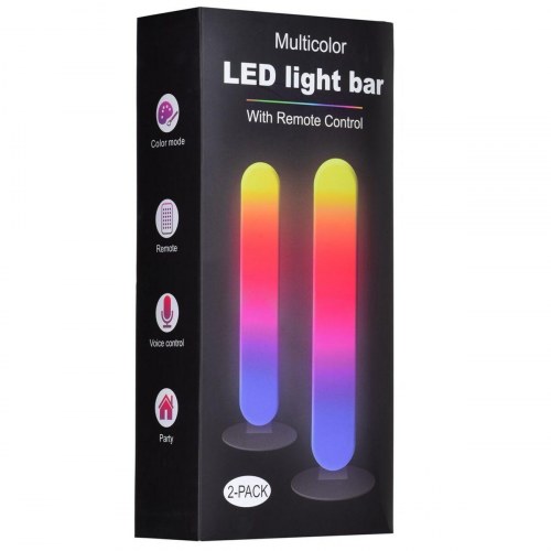Activejet AJE-MUSIC BAR RGB skrivebordslampe, sort, 5 W