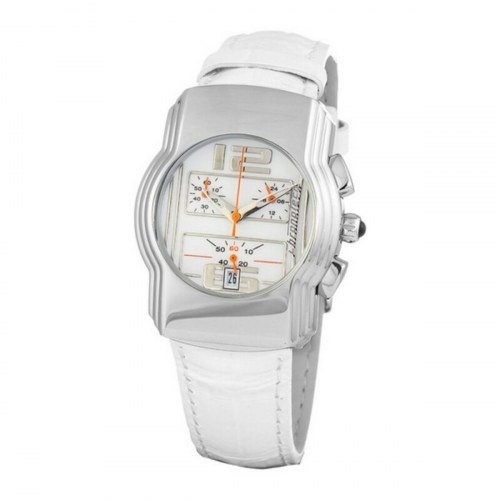 Chronotech herreur CT7280M-06, hvid rem, Ø 38 mm