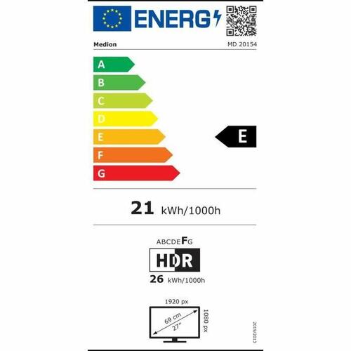 Skærm Medion 27" IPS 100 Hz