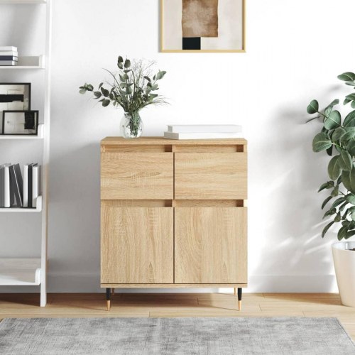 Skænk 60×35×70 cm i konstrueret træ - sonoma-eg