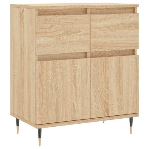 Skænk 60×35×70 cm i konstrueret træ - sonoma-eg