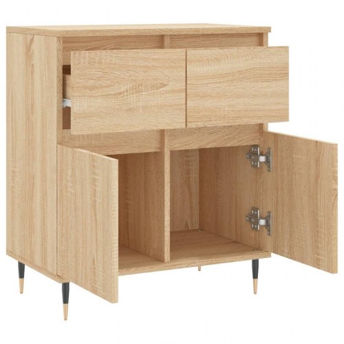 Skænk 60×35×70 cm i konstrueret træ - sonoma-eg