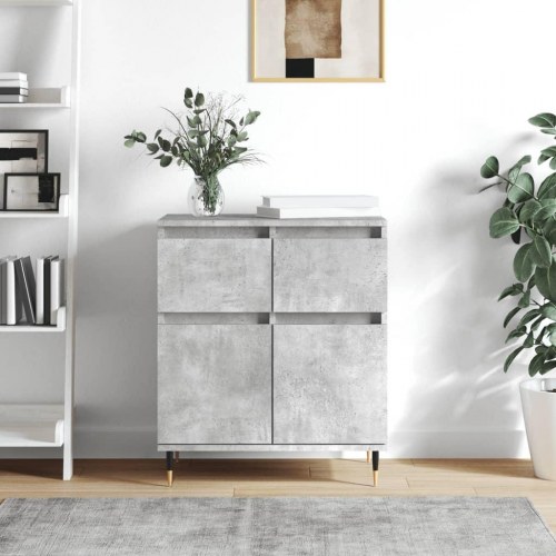 Skænk i konstrueret træ 60 × 35 × 70 cm - betongrå