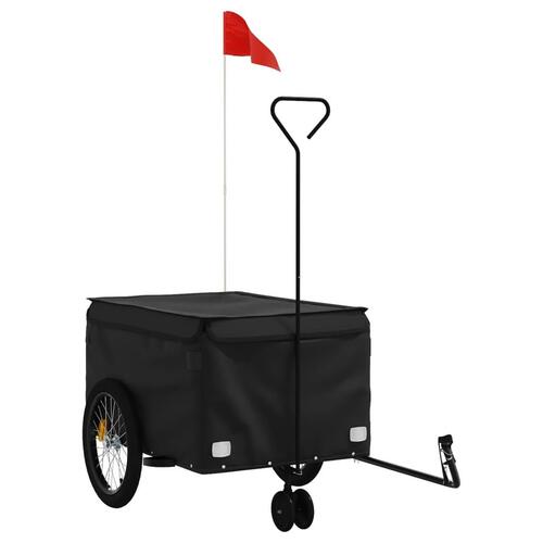 Cykelanhænger 45 kg jern sort