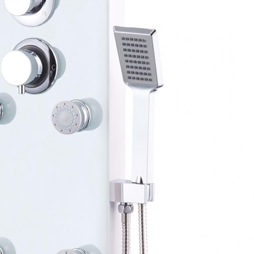 Bruserpanel 25 x 44,6 x 130 cm hvid