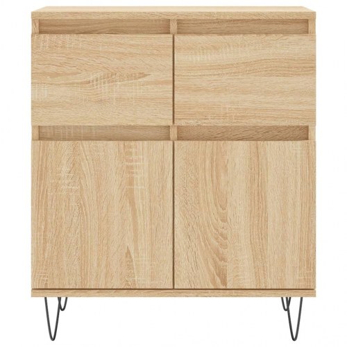 Skænk 60 x 35 x 70 cm i konstrueret træ - sonoma-eg