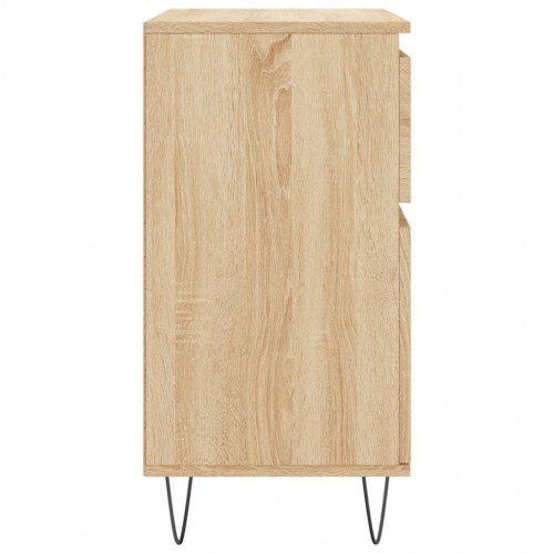 Skænk 60 x 35 x 70 cm i konstrueret træ - sonoma-eg