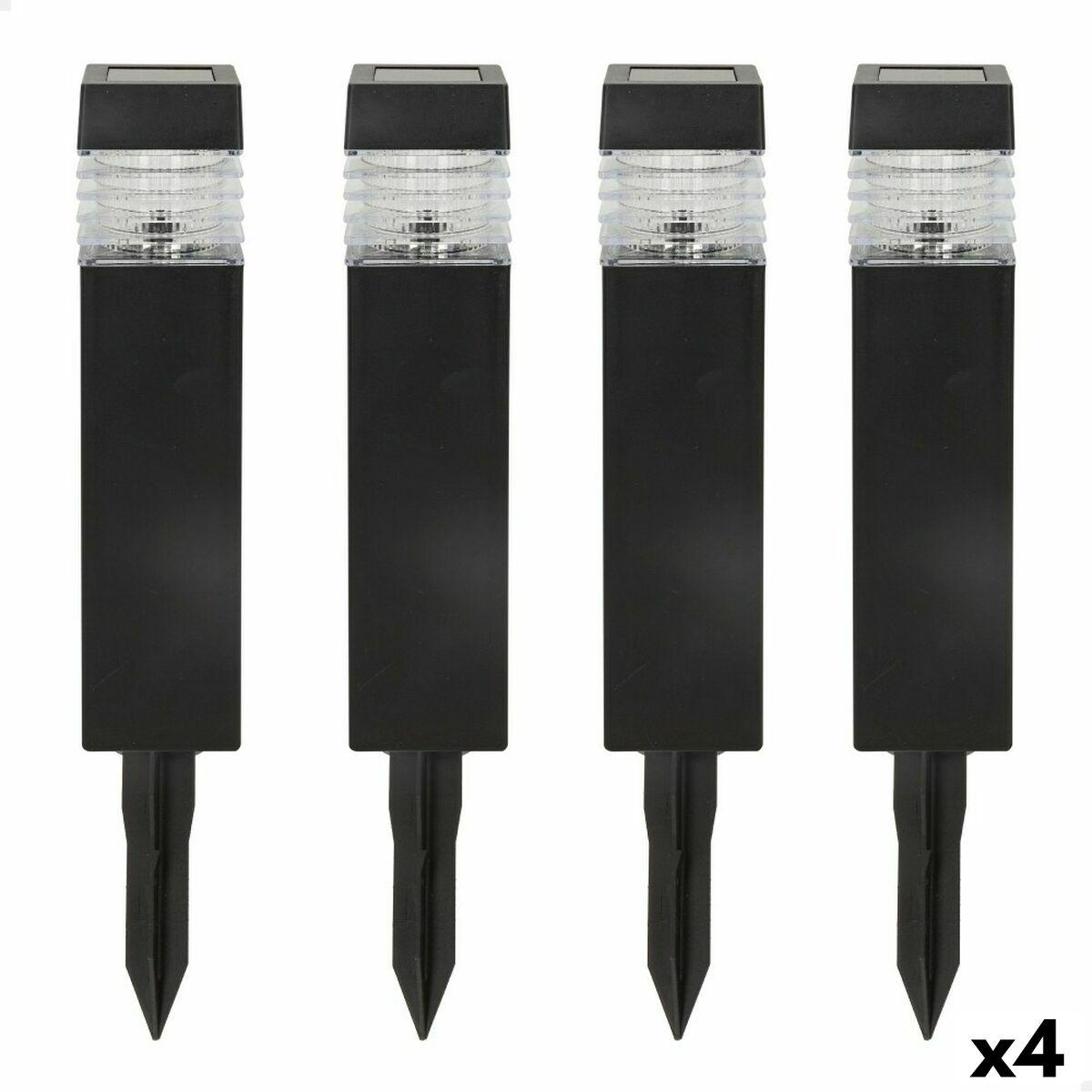 Aktive solcelle-havelamper - sæt á 4 stk., LED, IP44 (6 × 39,5 × 6 cm)