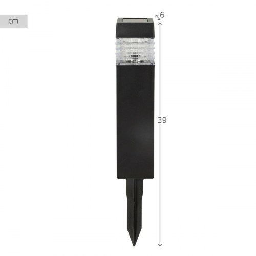 Aktive solcelle-havelamper - sæt á 4 stk., LED, IP44 (6 × 39,5 × 6 cm)