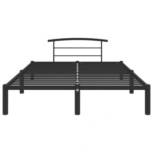 Sengestel i metal 160 x 200 cm - sort