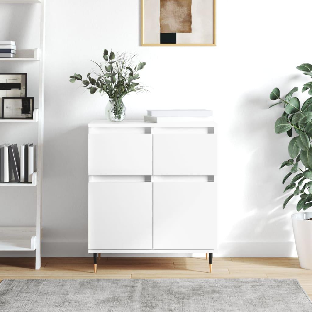 Skænk 60X35X70 Cm Konstrueret Træ - Hvid
