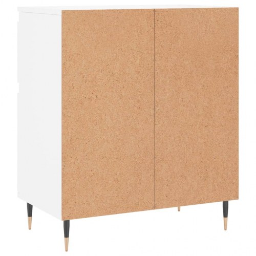 Skænk i hvidt konstrueret træ - 60 × 35 × 70 cm