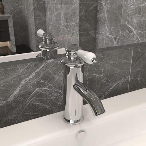 Vandhane til badeværelseshåndvask 130x180 mm kromfinish