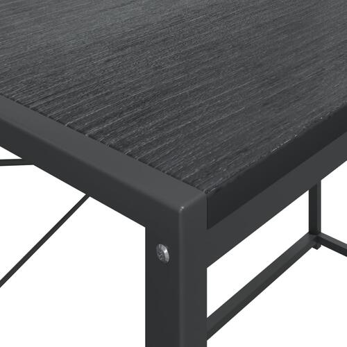 Computerbord 110x60x138 cm konstrueret træ sort