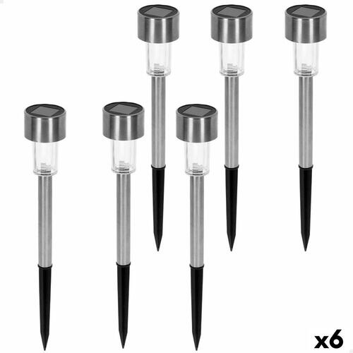 Aktive solcelle havelamper - sæt med 6 stk., LED, IP44, 5,5 × 36 cm