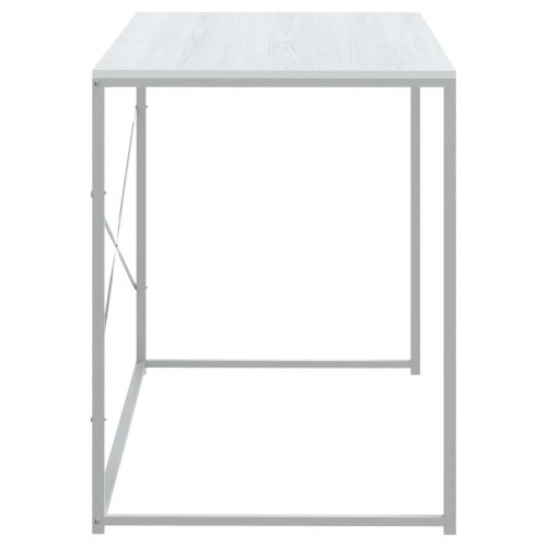 Computerbord 110 × 60 × 70 cm i hvidt konstrueret træ