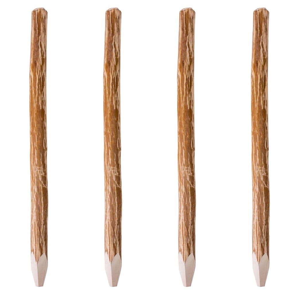 Hegnspæle tilspidset hasseltræ 4 stk. 150 cm