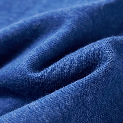 T-shirt til børn str. 104 blåmeleret