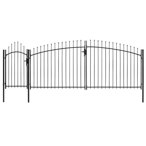 Havelåge stål 2,25 x 5 m sort