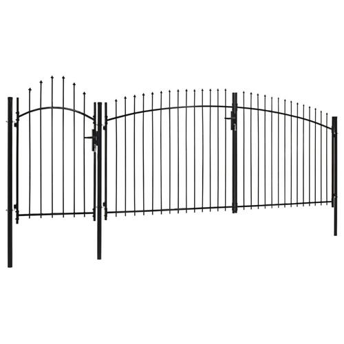 Havelåge stål 2,25 x 5 m sort