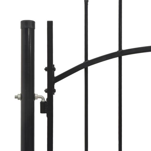 Havelåge stål 2,25 x 5 m sort