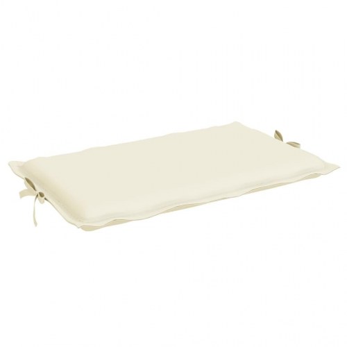 Hynde til liggestol 186×58×4 cm i oxfordstof - cremefarvet