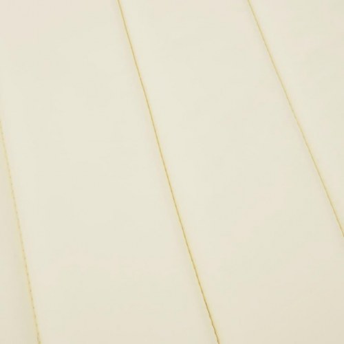 Hynde til liggestol 186×58×4 cm i oxfordstof - cremefarvet